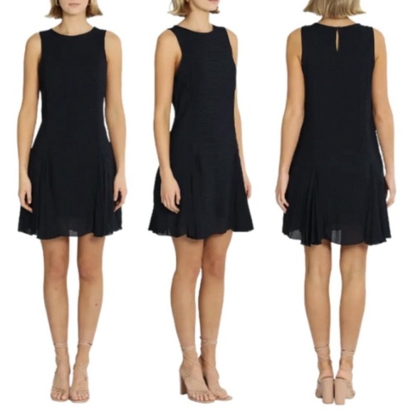 New! Reiss Mia trapeze Dress Navy Blue nwt 13911 - Picture 3 of 14